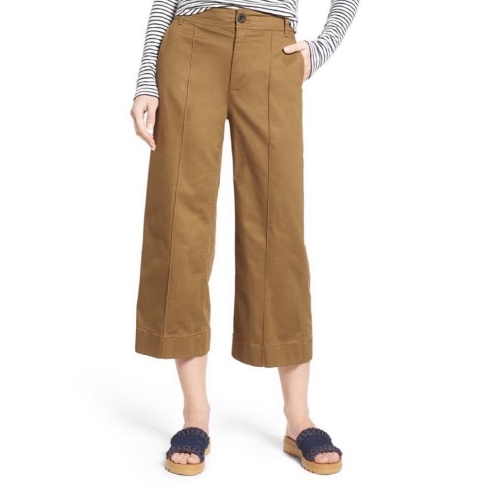 Madewell Cropped Wide Leg Pants